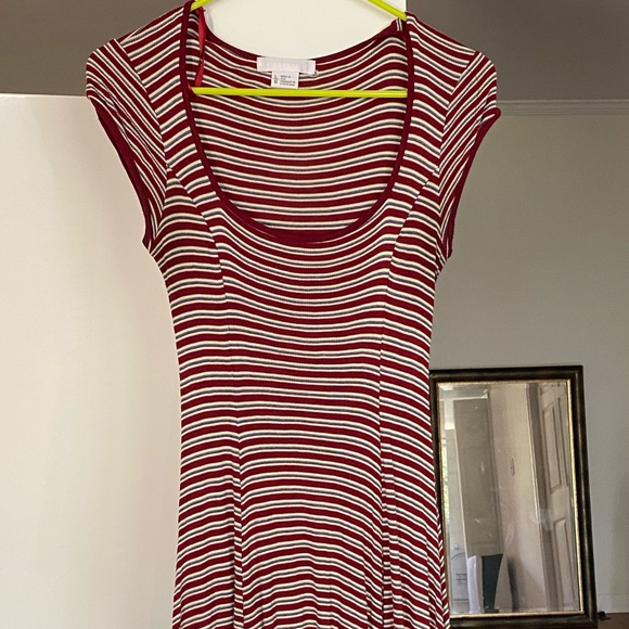Striped red dress - Picture 1 of 4